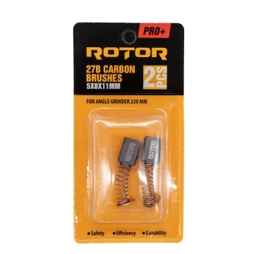 Perii de carbune ROTOR 27B pentru flex 230, 5 x 8 x 11 mm, set 2 bucati - Img 2