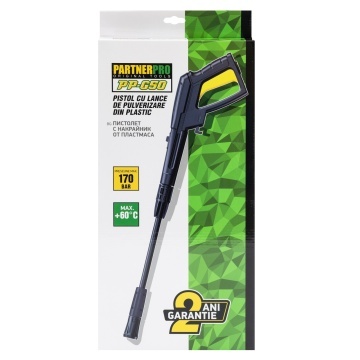Pistol cu lance de pulverizare din plastic pentru aparat de spălat cu presiune PARTNERPRO PP-G50 - Img 6