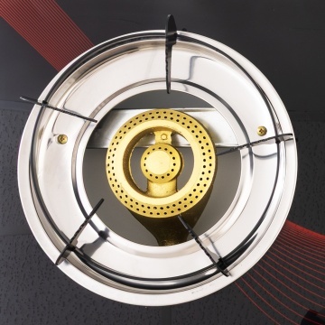 Plită pe gaz din sticlă cu două arzătoare BÖHM BG-MB-002C , Sticlă securizată 6 m, 4.6 kWm - Img 2