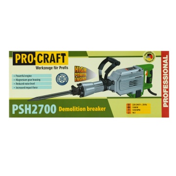 PSH2700 ciocan demolator PROCRAFT, Putere 1400 W, produsul contine taxa timbru verde 6 Ron, 21 kg - Img 9