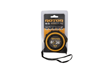 Ruletă 8m x 25mm ROTOR R8-25, Curea de mână, Auto-blocare - Img 8