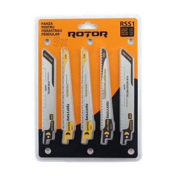 Set 5 Panze fierastrau sabie pentru Lemn/Metal ROTOR RSS1 - Img 2