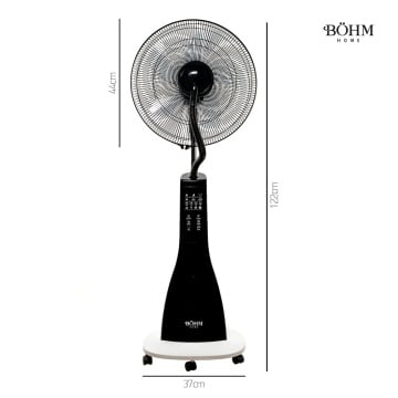 Ventilator cu Pulverizare Apă și Umidificare 16" BÖHM BSP40-RA - Img 3