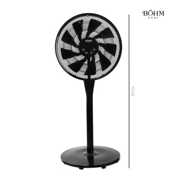 Ventilator de Podea 16" BÖHM BY2316 Număr viteze 8, 25W,Ecran LED, telecomanda - Img 5