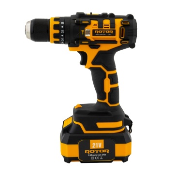 Autofiletanta cu doi acumulatori ROTOR RDB21 21 V /3 Ah, 1350 Rot/min, 18+1, 30 Nm, Brushless - Img 5