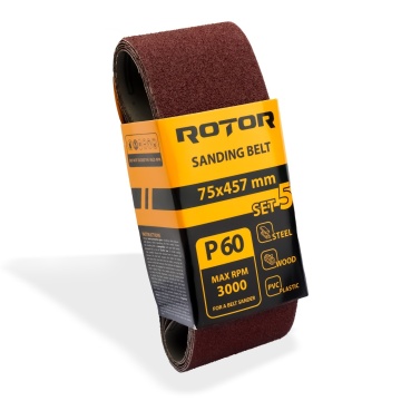 Banda de slefuit ROTOR P60 75*457 set 5 - Img 1