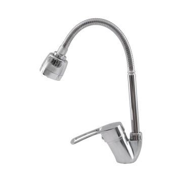 Baterie bucătărie cu pipa flexibilă, 2 funcții, seria WAVE FLOW WAVE-Z-777 - Img 2