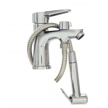 Baterie lavoar FLEKO FZ069-401, Monocomanda, cartus ceramic 40mm, Racorduri incluse - Img 1