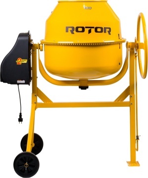 Betonieră 185L cu motor acoperit ROTOR RB185 1000 W, 29.5 rpm - Img 2