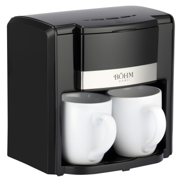 Cafetiera cu filtru BÖHM HOME BDCM6050B2C, 420-500 W, 0,6 L, 2 cesti, filtru permanent, 2 cani ceramice - Img 6