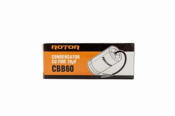 CBB60 Condensator cu fire 18µF 35x62 mm 450V ROTOR - Img 3