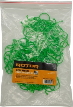 Cleme pentru fixarea plantelor ROTOR (Set 100 bucăți) - Img 2