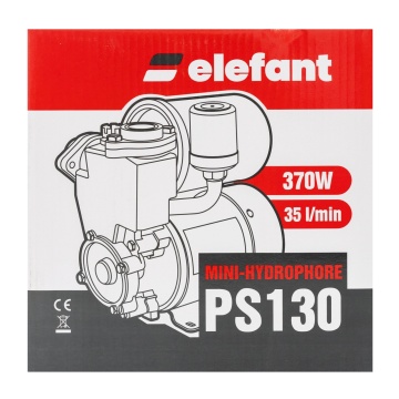 Mini Hidrofor Elefant PS130, silentios, 0.37 kW, turbina bronz, max 1.8 bari - Img 5
