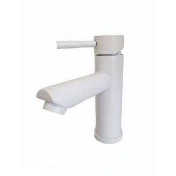 MIXXUS SUS-001-A WHITE baterie lavoar cu gura scurta din otel inoxidabil - Img 3
