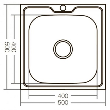 MIXXUS Z5050-08-180E chiuveta bucatarie din inox - Img 2