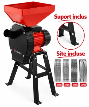 Moara Electrica Cereale cu suport, Yamamoto YM3900, 3900W, 240 kg/h, pentru cereale si furaje
