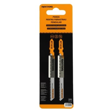 Panza fierastrau pendular pentru lemn, 100x75 mm Set 2 buc ROTOR RT101B - Img 1