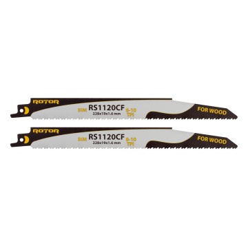 Panza fierastrau sabie pentru Metal 228x19x1,6 mm ROTOR RS1120CF Set 2 buc
