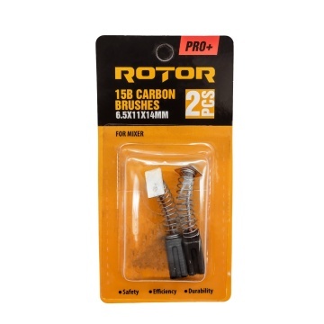 Perii de carbune ROTOR 15B pentru mixer, 6.5 x 11 x 14 mm, set 2 bucati - Img 3