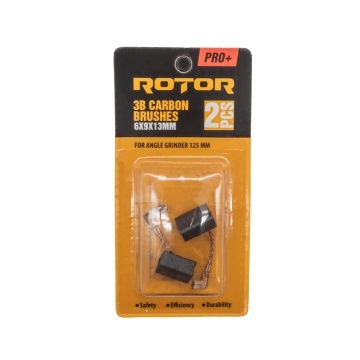 Perii de carbune ROTOR 3B pentru flex 125, 6 x 9 x 13 mm, set 2 bucati - Img 3