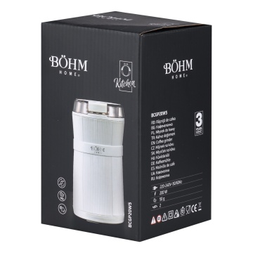 Rasnita de cafea electrica BÖHM Home BCGP20W5, 200 W, capacitate 50 g, 2 lame din otel inoxidabil - Img 10