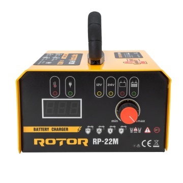 Redresor auto ROTOR RP-22M, 220-240 V, 12/24 V, 20/15 A, pentru baterii pana la 400 Ah - Img 3
