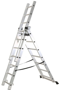 Scara multifunctionala 3x7 din aluminiu ROTOR KME307