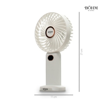 Ventilator Portabil 4" cu USB și Acumulator BÖHM BSF-F11 - Img 1