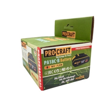Acumulator Li-Ion PROCRAFT PA18C-B, 18V, 1.3 Ah - Img 7