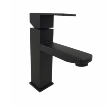 Baterie bucatarie MIXXUS KUB-001 BLACK din otel inoxidabil, Monocomanda, Racorduri incluse - Img 4