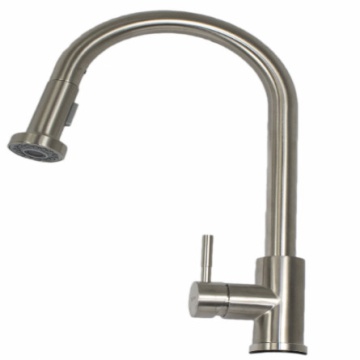 Baterie bucatarie MIXXUS SUS-014-A din otel inoxidabil, Monocomanda, Racorduri incluse - Img 3