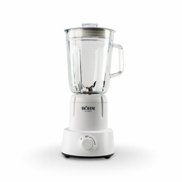 Blender 2 în 1 cu cupe din plastic și sticlă, 350 W , Material Fără BPA, BÖHM BM5010 - Img 1
