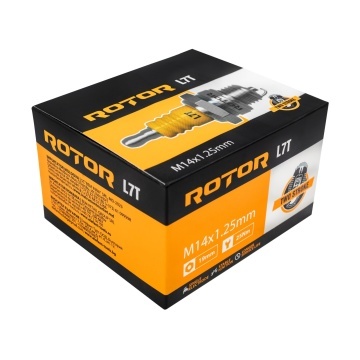 Bujie de aprindere pentru motoare in doi timpi ROTOR L7T, 1 electrod, filet M14 × 1,25 mm, bax 10 bucati - Img 3