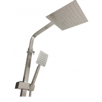 Coloana de dus Mixxus AMA-009-J, 120 cm baterie si para, monocomanda, furtun flexibil - Img 2