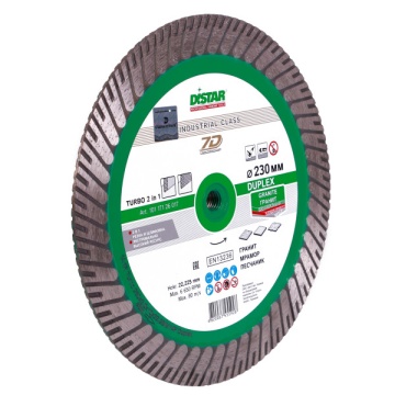 Disc diamantat Distar Duplex 125-230 mm, Taiere/Sfeluire 2 in 1 - Img 3