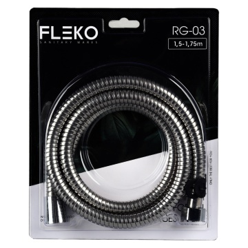 Furtun de dus flexibil din otel inoxidabil, Lungime 175cm FLEKO RG-03-A