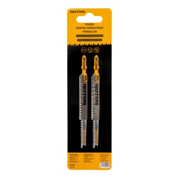 Panza fierastrau pendular pentru lemn, 116x90 mm Set 2 buc ROTOR RT234X - Img 2