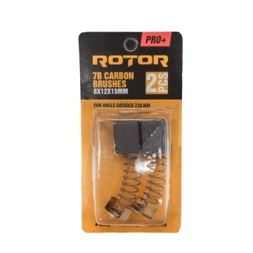 Perii de carbune ROTOR 7B pentru flex 230, 8 x 12 x 15 mm, set 2 bucati - Img 2