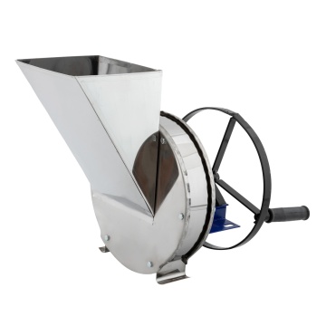 Razatoare fructe Vinita, manuala fulie atasare motor, Tamburcuva inox