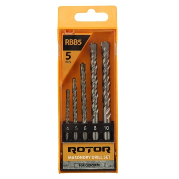 Set burghie pentru beton, 5 piese ROTOR RBB5 - Img 2
