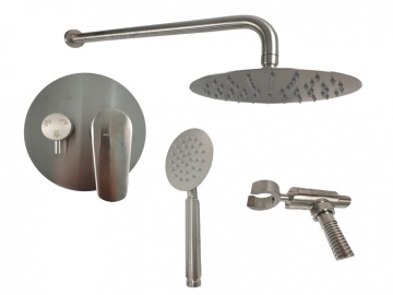 Set dus incastrabil MIXXUS MAX-003, Diametru para dus 200 mm