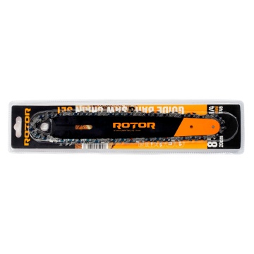 Set lamă + lanț drujbă 8″/20 cm 46T Pas 1/4 1.1 mm ROTOR - Img 2