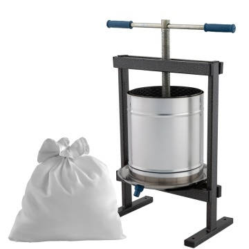 Teasc/Presa struguri Vilen Inox 15 L cu picioare, Ucraina Traditional