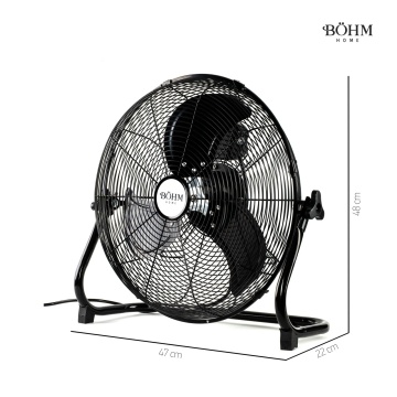 Ventilator de Podea 16" BÖHM BLFF-40 Număr viteze 3 ,90W, Unghi de înclinare reglabil - Img 3