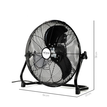 Ventilator de Podea 20" BÖHM BLFF-50, Număr viteze 3, 110W, Unghi de înclinare reglabil - Img 2