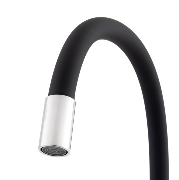 Baterie bucătărie cu duș flexibil CHAMPION SUS-011 CHROME REFL.BLACK - Img 2
