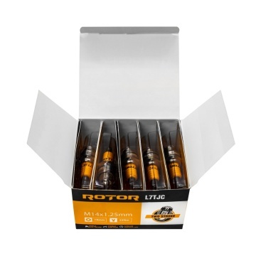 Bujie de aprindere pentru motoare in doi timpi ROTOR L7TJC, 3 electrozi, filet M14 × 1,25 mm, bax 10 bucati - Img 5