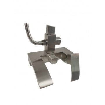 Coloana de dus Mixxus AMA-009-J, 120 cm baterie si para, monocomanda, furtun flexibil - Img 3