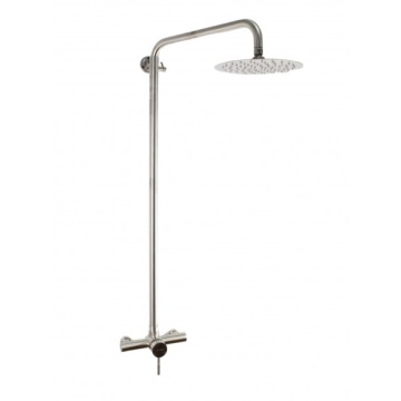 Coloana de dus Mixxus EKA-003-J, 120 cm baterie si para, monocomanda, furtun flexibil - Img 1