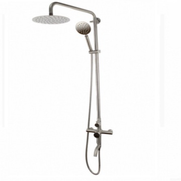 Coloana de dus Mixxus SUS-009-J, 120 cm baterie si para, monocomanda, furtun flexibil - Img 5